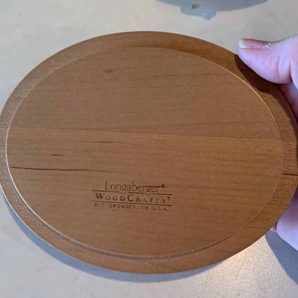 Longaberger 2003 Horizon of Hope Cancer Basket with Lid, liner, prot, ti…